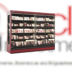 Vitrină frigorifică mixtă cu uși 2500x2050 mm, magazin sau supermarket, Infrico