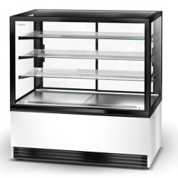 Vitrină frigorifică pentru cofetărie, patiserie 1370x795x1460 mm - Img 5