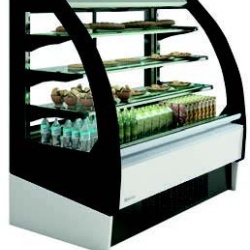 Vitrină frigorifică pentru cofetărie/patiserie, AMBAR, 938x810x1300 mm cu acces dublu - Img 2
