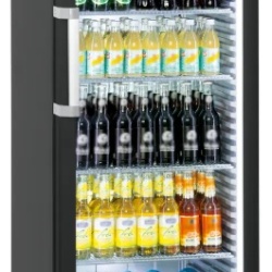 Vitrină frigorifică verticală, răcire dinamică, 422 litri, Neagră Premium, Liebherr - Img 5