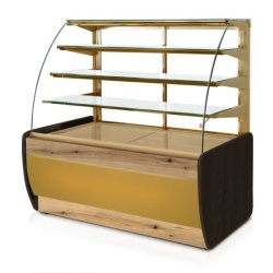 Vitrină neutră expunere 1020 mm cu sticlă curbată, Rapa Polonia - Img 5