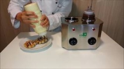 Aparat de încălzit topping cu 2 sticle dispenser - Img 3