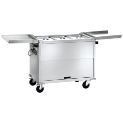 Bain Marie cu boiler dublu, temperatură diferențiată, 3 x 1/1GN, - Img 3