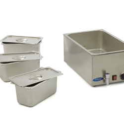 Bain Marie electric 3 GN1/3 cu capac - Img 2