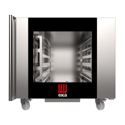 Cuptor electric combisteamer 10 tăvi 60x40 cm touchscreen, dospitor și hota, Eka Italia - Img 4