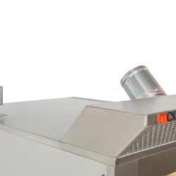 Cuptor electric pentru panificație cu 2 vetre (4 tăvi 60x40/vatră), sistem de abur, hotă și suport - Img 3