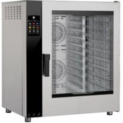 Cuptor gastronomie pe gaz 10 tavi GN 1/1 , LCD Touchscreen