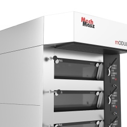 Cuptor modular electric MECH-MASZ Modulo 2 pentru brutării, cofetării şi patiserii, 3 vetre 2x60x40cm - Img 9