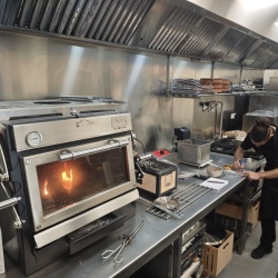 Cuptor pentru steak pe cărbuni, deschidere verticală, Pira 70 LUX ED - Img 7