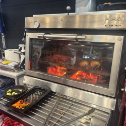 Cuptor pentru steak pe cărbuni, deschidere verticală, Pira 90 LUX ED - Img 12