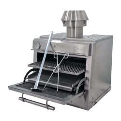Cuptor pentru steak pe carbuni, Pira 70 XL Silver SD - Img 4