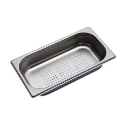 Cuvă GN 1/3 inox perforată 65 mm - Img 2