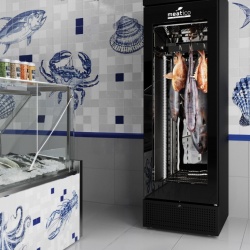 Dulap frigorific cu ușă din sticlă pentru maturare pește, 150 kg, FISH GREEN 700 GLASS - Img 7