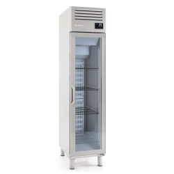 Dulap frigorific de inox cu ușă de sticlă, 325 litri, Infrico - Img 2