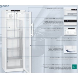Dulap frigorific laborator medical MediLine 361 L, răcire dinamică, Alb - Img 2