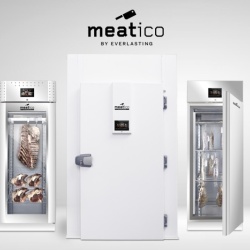 Dulap frigorific păstrare carne maturată cu ușă sticlă, 150 kg, STORAGE 700 BLACK GREEN - Img 2