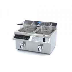Friteuză cu inducție 2x 8 Litri, cu robinet - Img 3