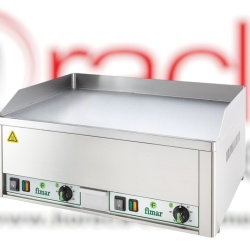 Fry top electric cu suprafață cromată netedă, 650x480 mm, Fimar