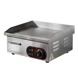 Fry top electric cu suprafață netedă, 40x35 cm - Img 2