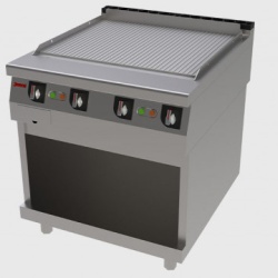 Fry top electric cu suprafață striată, Jemi - Img 2