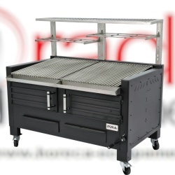Grătar profesional Barbeque pentru Steak pe cărbuni, 1200x820x930 h mm