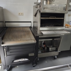 Grătar profesional Barbeque pentru Steak pe cărbuni, 800x820x930 mm - Img 10