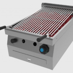 Grill cu rocă vulcanică pe gaz, de banc Jemi - Img 2