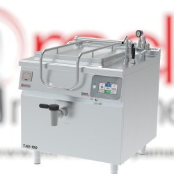 Marmită electrică pătrată T.KE-100, 100 litri, 12kW, touchscreen 7'', încălzire indirectă cu abur, TALENT Gastro-Haal