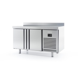 Masă frigorifică cu 2 uși și chiuvetă 1468x600x850 mm, 250 L, Infrico Spania - Img 3