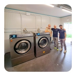 Mașină de spălat profesională rufe Imesa, 14 kg electric + abur - Img 6