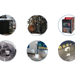 Mașină multifuncțională pentru a produce, afișa, conserva și servi înghețata 4x12L - Img 5