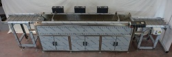 Mașină tip bandă pentru prăjire (friteuză), blansare sau fierbere, pe gaz, 250 L, bandă 440 mm - Img 5