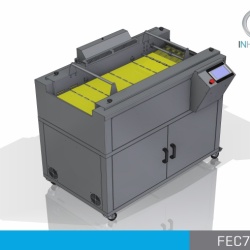 Mașină tip bandă pentru prăjire, friteuză blansare sau fierbere, electrică 440 mm - Img 5