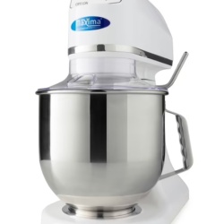Mixer Alb Profesional - 7 L - Până la 2 kg de Aluat, Maxima - Img 12