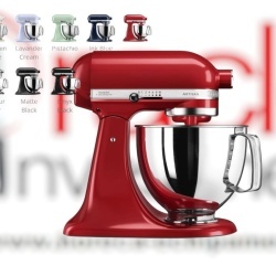 Mixer planetar Artisan KitchenAid, 4.8 Litri, roșu