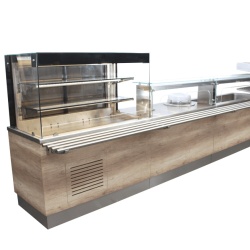 Mobilier neutru pentru linie de servire 538x74x163 cm - Img 5