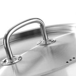 Oală din inox înaltă cu capac, 21 Litri - Img 7