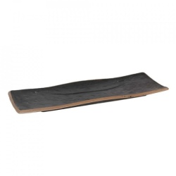 Platou negru sushi 36,5x12,5x2 cm, set de 4 bucăți, Sucro PuraSangre - Img 4