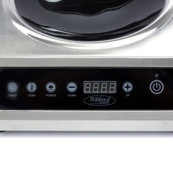 Plită cu inducție Wok 26 cm, profesională Maxima - Img 4