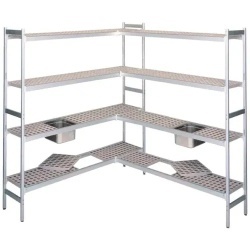 Raft AluPlast cu 4 polițe reglabile 1000x500x1800 mm - Img 2
