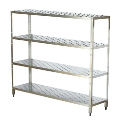 Rastel AluPlast cu 4 polițe reglabile, 600x400x2000 mm - Img 3