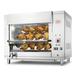 Rotisor planetar electric, 5 țepușe, 20 pui, CB Italia - Img 3