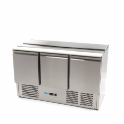 Saladetă 400 L - 137 cm - 3 Uși, Placă de Tăiere, Maxima - Img 4