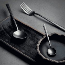 Set de 12 lingurițe negre în stil japonez, KYOSHI VINTAGE BLACK - Img 6