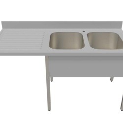 Spalator 2 cuve cu picurator si spatiu pentru masina de spalat - Img 2