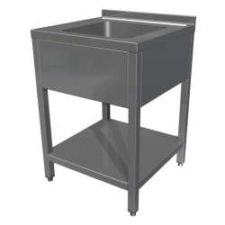 Spălător ECO 1 cuvă cu poliță, 700x600x850h mm