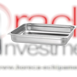 Tavă de inox GN2/1 h 100 mm