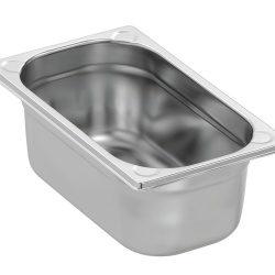 Tavă de inox (suprafață mată) GN1/4 h 100 mm - Img 4