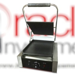 Toaster cu mecanism prin apăsare pe plăci netede/striate, 30x37 cm