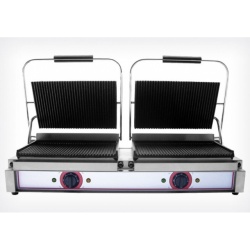 Toaster dublu cu mecanism prin apăsare pe plăci striate, profesional beckers - Img 2